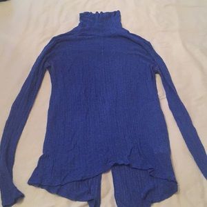 Lucky brand blue turtleneck